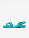 Melissa Tyrkysové dámské sandálky Melissa Tube Sandal + Jeremy Scott
