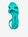 Melissa Tyrkysové dámské sandálky Melissa Tube Sandal + Jeremy Scott
