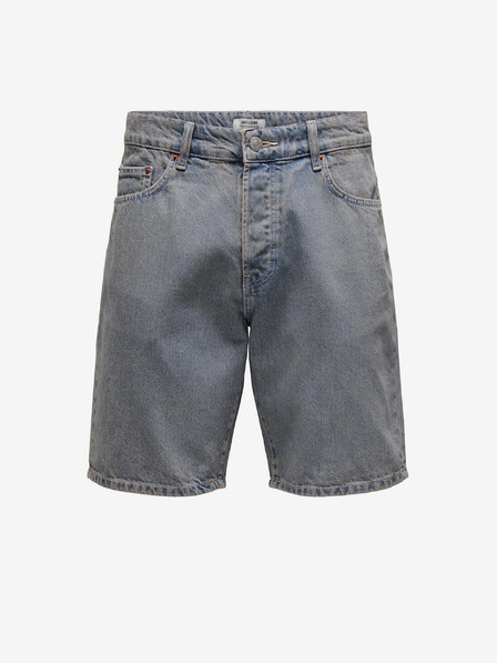 ONLY & SONS Světle modré pánské džínové kraťasy ONLY & SONS Edge