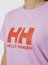 Helly Hansen Světle fialové dámské tričko HELLY HANSEN HH Logo T-Shirt 2.0