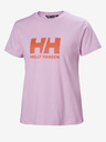 Helly Hansen Světle fialové dámské tričko HELLY HANSEN HH Logo T-Shirt 2.0