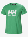 Helly Hansen Zelené dámské tričko HELLY HANSEN HH Logo T-Shirt 2.0