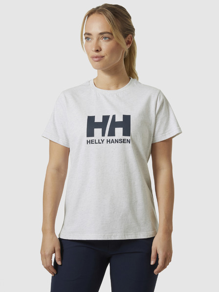 Helly Hansen Šedé melírované dámské tričko HELLY HANSEN HH Logo T-Shirt 2.0