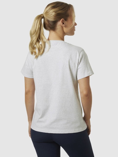 Helly Hansen Šedé melírované dámské tričko HELLY HANSEN HH Logo T-Shirt 2.0