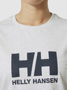 Helly Hansen Šedé melírované dámské tričko HELLY HANSEN HH Logo T-Shirt 2.0