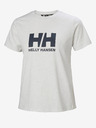 Helly Hansen Šedé melírované dámské tričko HELLY HANSEN HH Logo T-Shirt 2.0