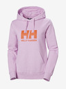 Helly Hansen Růžová dámská mikina s kapucí HELLY HANSEN HH Logo Hoodie 2.0