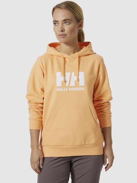 Helly Hansen Oranžová dámská mikina s kapucí HELLY HANSEN HH Logo Hoodie 2.0
