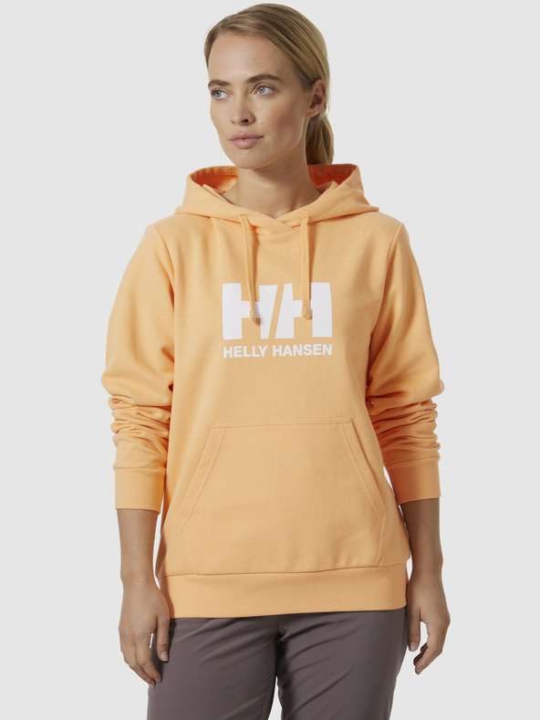 Helly Hansen Oranžová dámská mikina s kapucí HELLY HANSEN HH Logo Hoodie 2.0