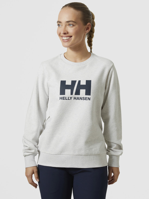 Helly Hansen Světle šedá dámská mikina HELLY HANSEN HH Logo Crew Sweat 2.0