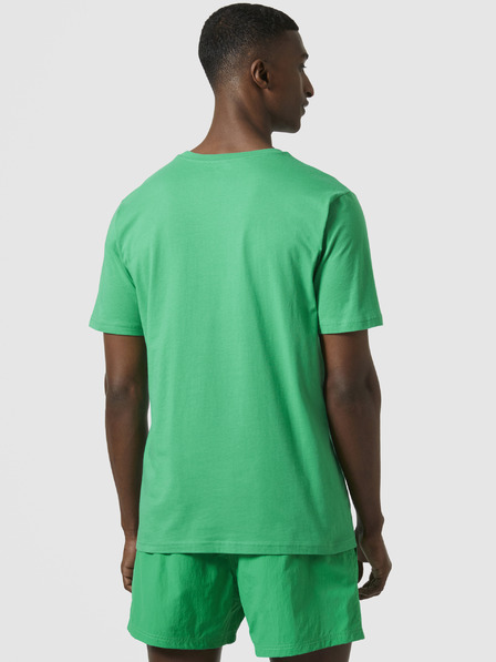 Helly Hansen Zelené pánské tričko HELLY HANSEN HH® Logo