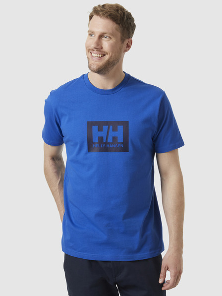 Helly Hansen Modré pánské tričko HELLY HANSEN HH Box T-Shirt