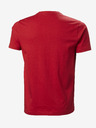 Helly Hansen Červené pánské tričko HELLY HANSEN Core T-Shirt