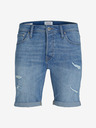 Jack & Jones Modré pánské džínové kraťasy Jack & Jones Rick