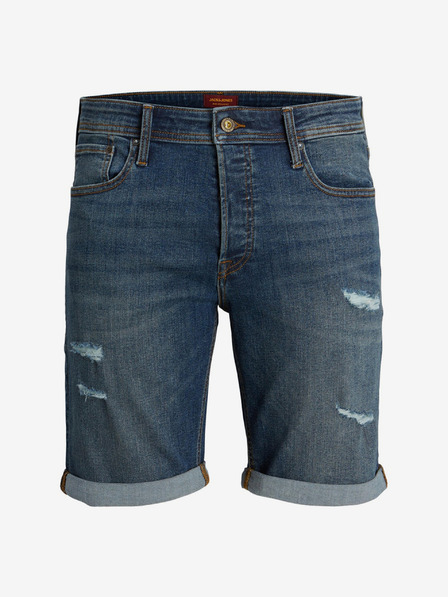 Jack & Jones Modré pánské džínové kraťasy Jack & Jones Rick