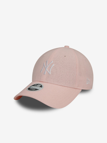New Era Světle růžová dámská kšiltovka s příměsí lnu New Era 940W MLB 9forty