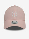New Era Světle růžová dámská kšiltovka s příměsí lnu New Era 940W MLB 9forty