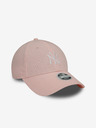 New Era Světle růžová dámská kšiltovka s příměsí lnu New Era 940W MLB 9forty