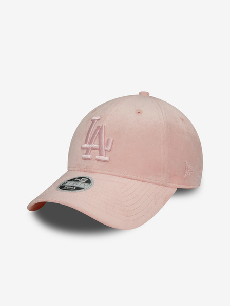 New Era Světle růžová dámská semišová kšiltovka New Era 940W MLB 9forty