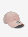 New Era Světle růžová dámská semišová kšiltovka New Era 940W MLB 9forty