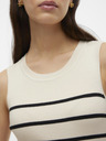 Vero Moda Krémové dámské pruhované šaty Vero Moda Gizelle