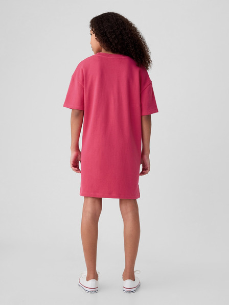 GAP Dětské šaty s logem oversize GAP