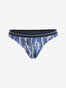 Rip Curl Modrý dámský vzorovaný spodní díl plavek Rip Curl