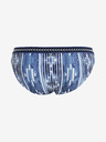 Rip Curl Modrý dámský vzorovaný spodní díl plavek Rip Curl