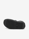 Dr. Martens Černé dámské kožené sandály na platformě Dr. Martens Blaire Quad