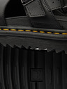 Dr. Martens Černé dámské kožené sandály na platformě Dr. Martens Voss