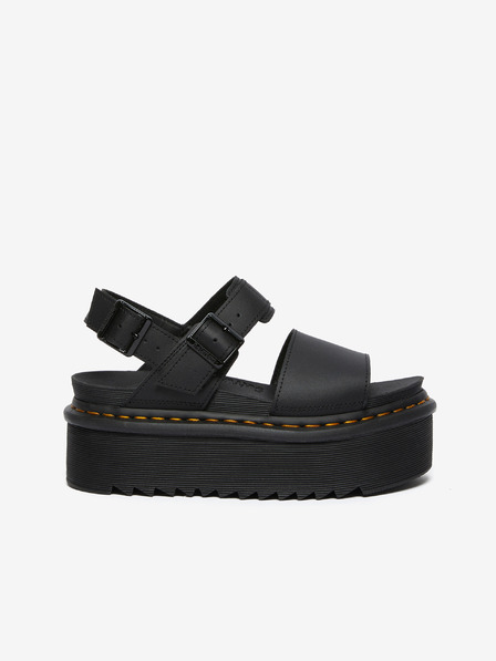 Dr. Martens Černé dámské sandály na platformě Dr. Martens Voss Quad