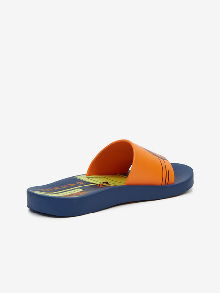 Ipanema Oranžovo-modré klučičí pantofle s motivem Ipanema Urban Slide Kids