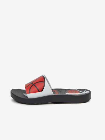 Ipanema Červeno-černé klučičí pantofle s motivem Ipanema Urban Slide Kids