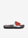 Ipanema Červeno-černé klučičí pantofle s motivem Ipanema Urban Slide Kids