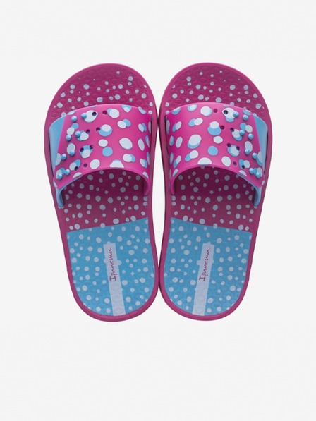 Ipanema Modro-růžové holčičí vzorované pantofle Ipanema