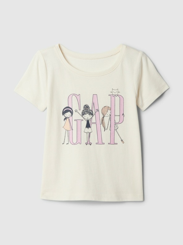 GAP Baby tričko s logem Gap