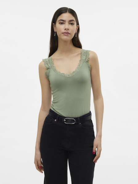 Vero Moda Zelené dámské tílko Vero Moda Rosa
