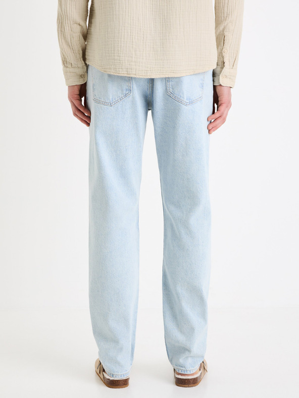 Celio Světle modré pánské džíny Celio C15 straight Fodroit 30