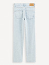 Celio Světle modré pánské džíny Celio C15 straight Fodroit 30