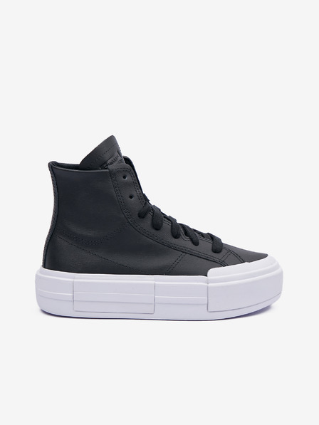 Converse Černé dámské kožené kotníkové tenisky Converse Chuck Taylor All Star Cruise Leather