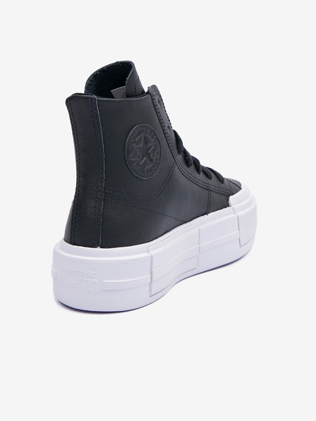 Converse Černé dámské kožené kotníkové tenisky Converse Chuck Taylor All Star Cruise Leather
