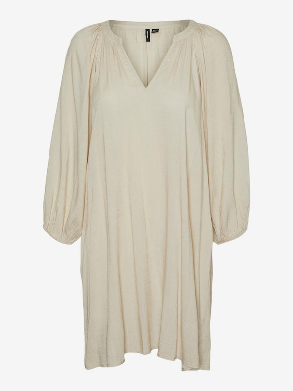Vero Moda Krémové dámské šaty Vero Moda Lova