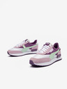 Puma Bílo-fialové dámské tenisky se semišovými detaily Puma Future Rider Soft