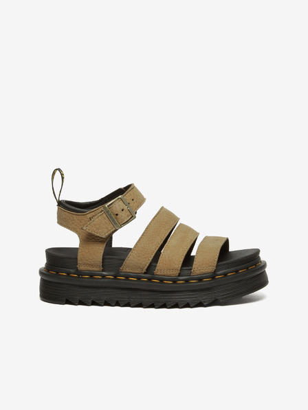 Dr. Martens Světle hnědé dámské kožené sandály Dr. Martens Blaire
