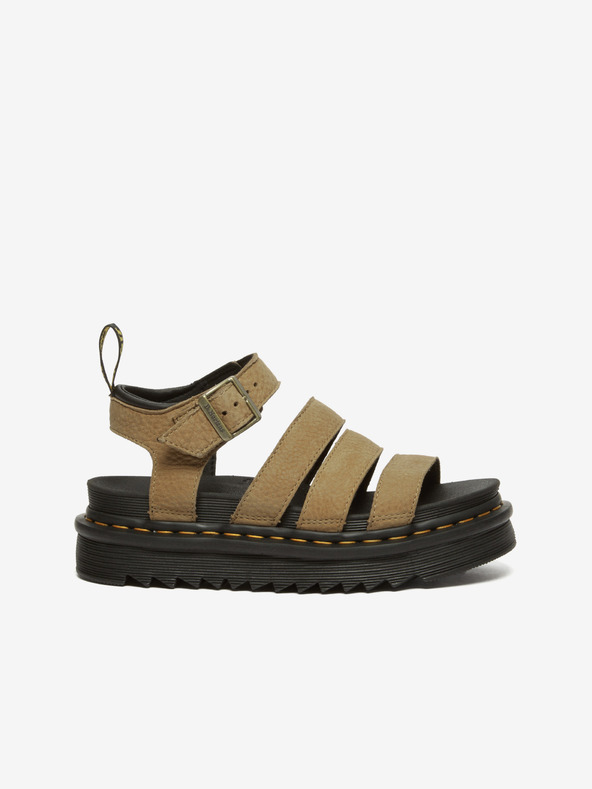 Dr. Martens Světle hnědé dámské kožené sandály Dr. Martens Blaire
