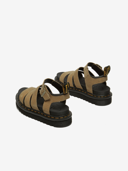 Dr. Martens Světle hnědé dámské kožené sandály Dr. Martens Blaire
