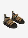 Dr. Martens Světle hnědé dámské kožené sandály Dr. Martens Blaire