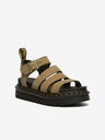 Dr. Martens Světle hnědé dámské kožené sandály Dr. Martens Blaire