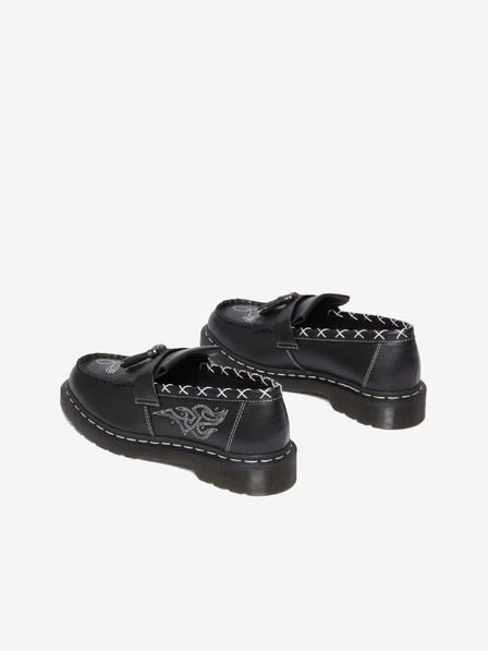 Dr. Martens Černé kožené mokasíny Dr. Martens Adrian Ga