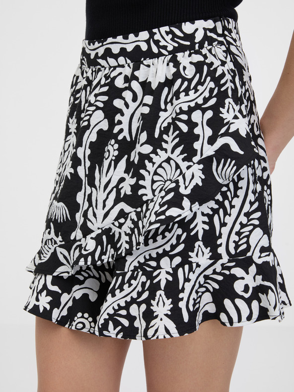 Orsay Černé dámské volánové kraťasy ORSAY